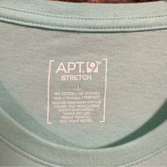 Apt. 9 | Mens Stretch Light Blue Crew Neck T-Shirt (size L) - Picture 3 of 3